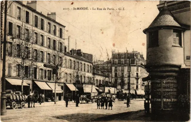 CPA AK St-MANDÉ La Rue de Paris (672424)