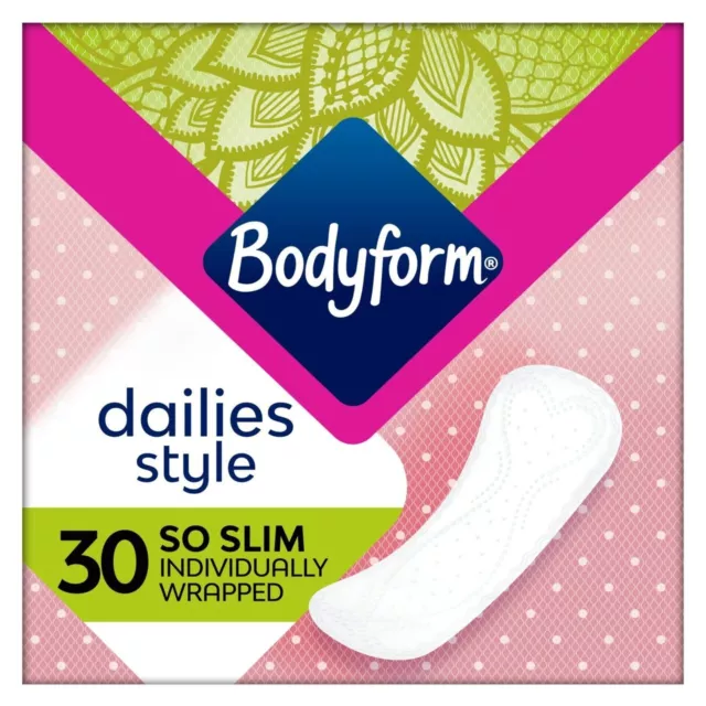 Bodyform Dailies So Slim Panty Liners 30 por paquete
