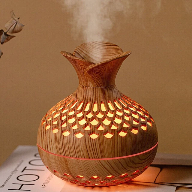 DIFFUSEUR D'HUILE ESSENTIELLE 7 couleurs lumi re DEL humidificateur d ...