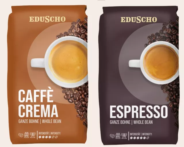 Eduscho Crema Et Espresso Rôti Café Grains 1kg Chaque Par Tchibo- Suivi