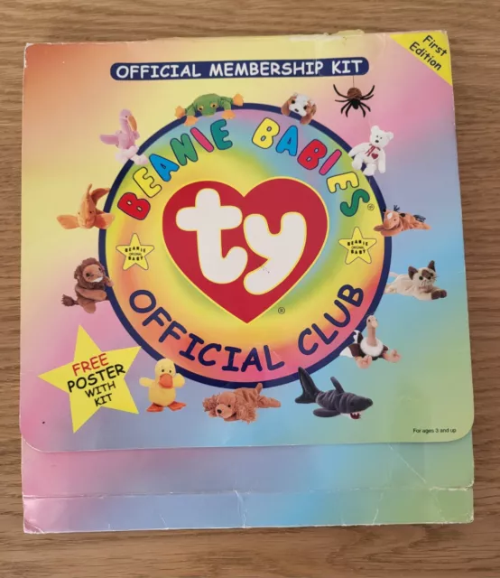 Ty Beanie Babies Official Club Membership Kit - First Edition