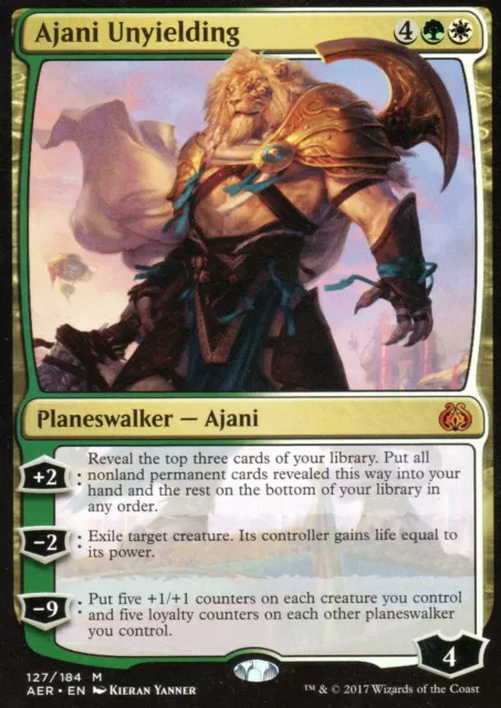 Ajani Unyielding | NM | Aether Revolt | Magic MTG