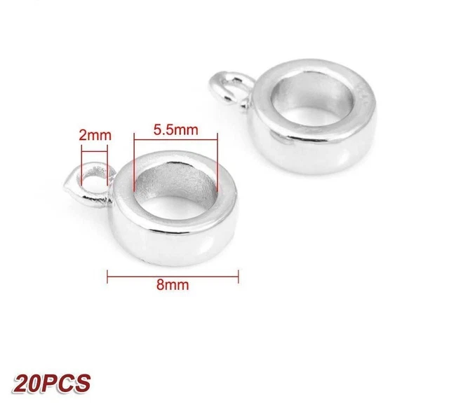Brass Large Hole Bracelets Bead - Necklaces Charms Pendants Connector Jewelries