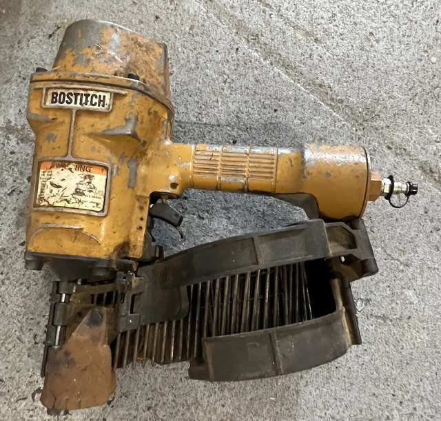 Bostitch N80 Coil Framing Roofing Nailer Round Head Air Pneumatic Used