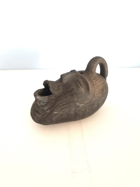 North African Anthropomorphic Oil Lamp