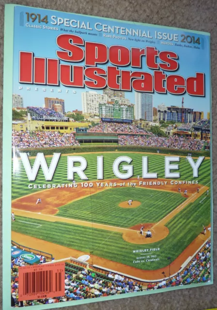 NOV 21 2013 Sports Illustrated 100 Years WRIGLEY Chicago MINT No Label CUBS SI !