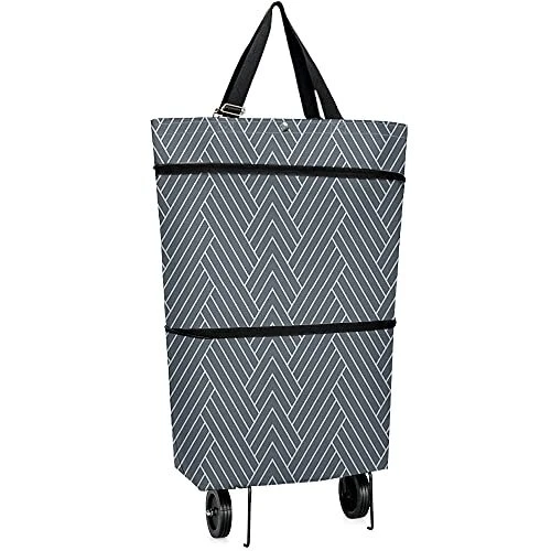 Reusable Collapsible Grocery Cart - Hand Pulling Utility