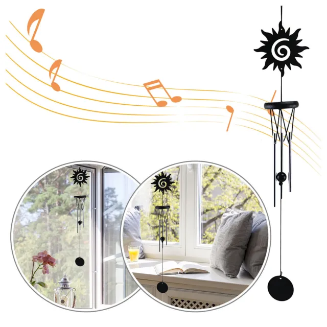 Retro Hollow Wrought Iron Wind Chimes Creative Novelty Wind Chime for Grandma