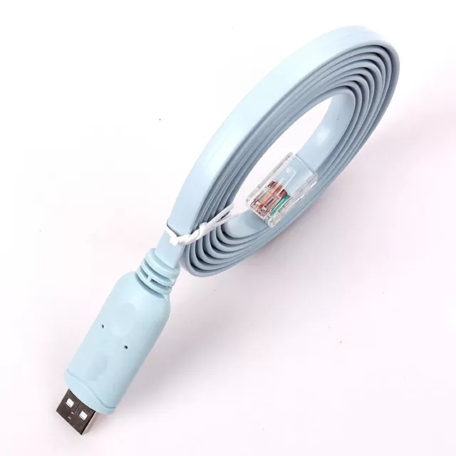 USB TO RJ45 Serial Console Cable Net LAN Cable for Cisco Routers FTDI 1.8m