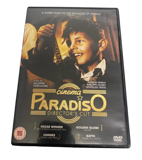 CINEMA PARADISO Director's Cut DVD Giuseppe Tornatore 1988 REGION 2 RARE