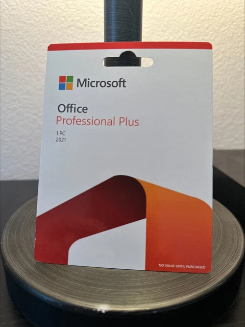 MICROSOFT OFFICE PROFESSIONAL Plus 2021 vente au détail 1 pièce ...