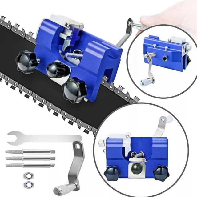 Portable Chainsaw Sharpener Saw Chain Teeth Sharpening Saw Blade Grinding 3 Bit