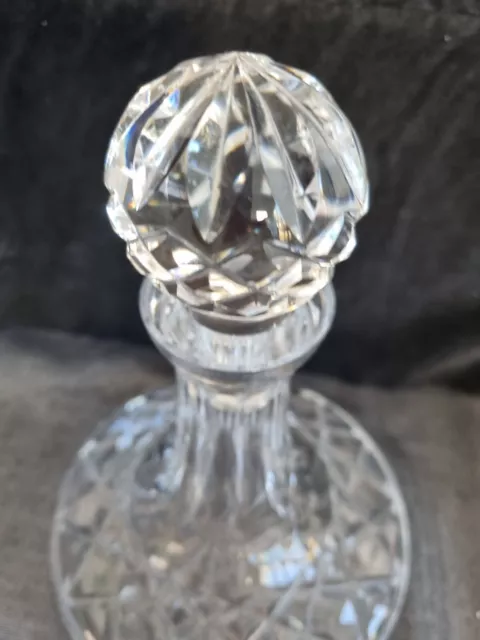 Vintage Crystal Diamond CutDecanter 3