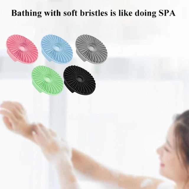 Spazzola corpo doccia massaggio pelle silicone per bambini anziani η bagno P3W8