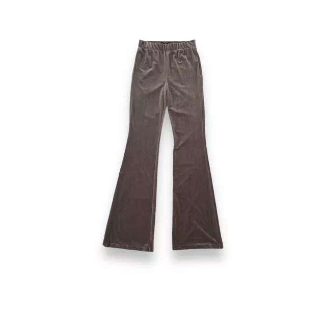 ZARA WOMEN NWT Full Length High-Waisted Pants Taupe Brown 4661/204