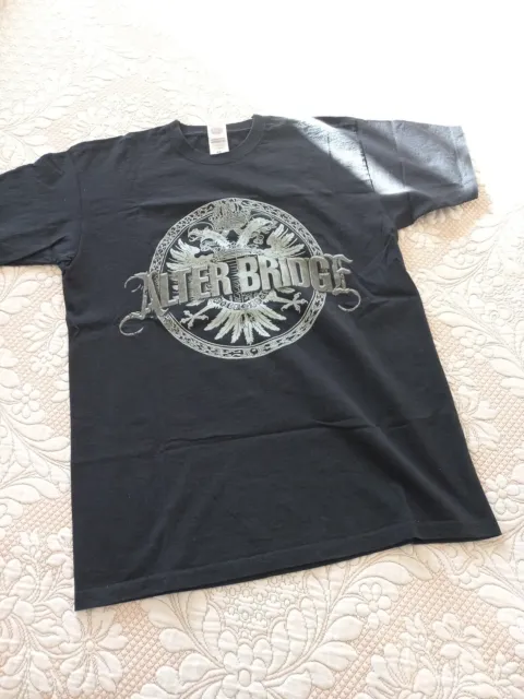 Alterbridge T-Shirt Maglia Nera Logo Hard Rock Heavy Death Thrash Metal Fruit M