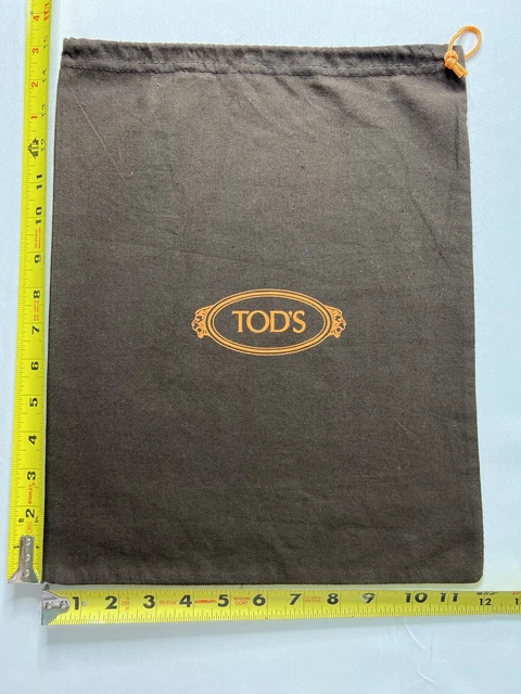 Tods Dust Bag Shoe Cover Pouch 11.5 x 15