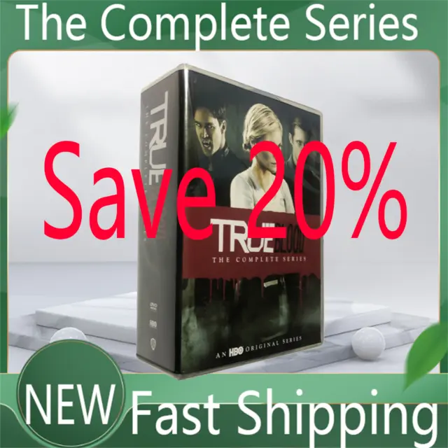 True Blood The Complete Series Seasons 1-7 DVD 33-Disc Fast Shipping US SELLER**