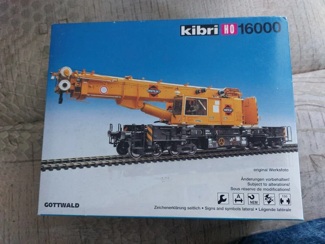 Grue Ferroviaire Kibri Gottwald GS 100.06 – Maquette échelle HO – Vintage