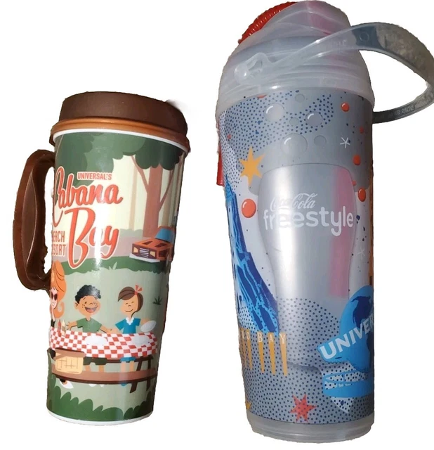 UNIVERSAL STUDIOS FLORIDA Refillable Drink Tumbler Volcano Bay 24oz