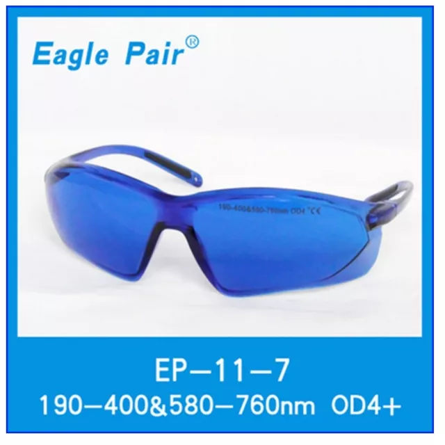 OD4+ 190 nm-400 nm, 580 nm-760 nm, Laserschutzbrille Schutzbrille CE EP-11-7