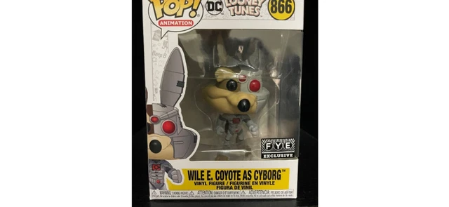 Funko Pop! Animation: DC Looney Tunes - Wile E. Coyote as Cyborg #866 - FYE Exc