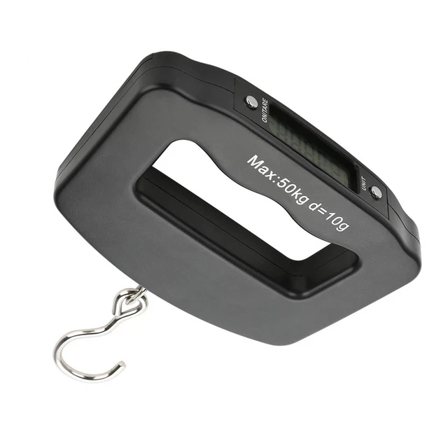 50 kg/10 g Equipaje Electrónico Digital Preciso Mini Anzuelo Anzuelo Digital MX