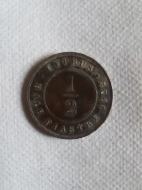 1922 Half Piastre Cyprus