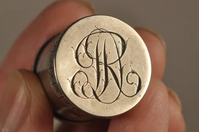 Porte Louis Ancien Argent Massif Antique Silver Coin Purse