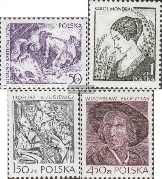 Polen 2607-2610 (kompl.Ausg.) postfrisch 1979 Polnische Graphiken