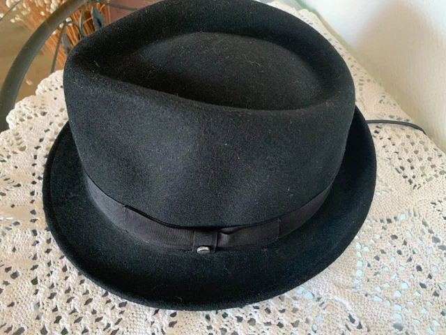 Chapeau Stetson Vitafelt Gris Anthracite Taille 57 - Occasion Très Bon État - Pour Homme
