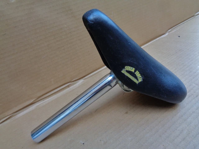 Selle Vintage Selle Italia Turbo Matic 3 (1998) – Couleur Aquamarine, Pour Vélo De Course – Occasion Bon état