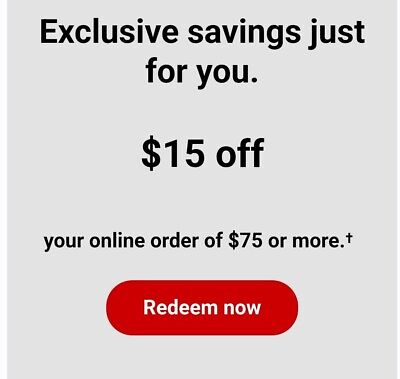staples $15 off your online order of $75 or more, exp. 10/08/2022