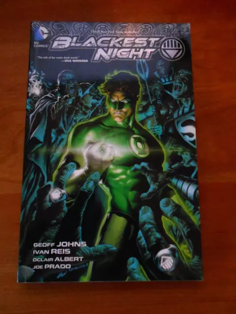 The Green Lantern BLACKEST NIGHT DC Comics  Graphic Novel - TPB LN