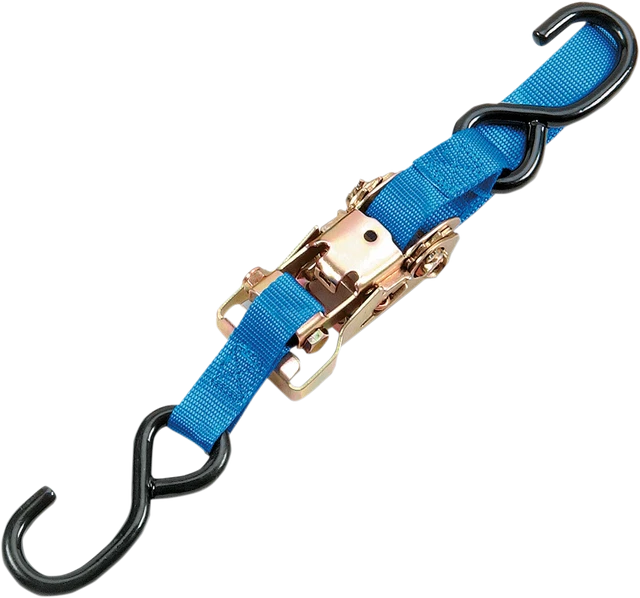 Parts Unlimited 131023 T-Down Ratchet 1' Blu Ea Cinghia Tie-Down