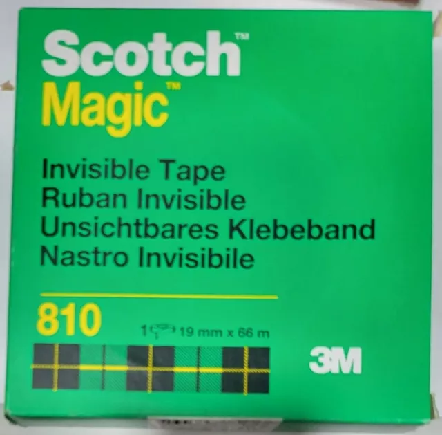 3M Scotch 810 Magic Tape invisible 1 x 19mm x 66m