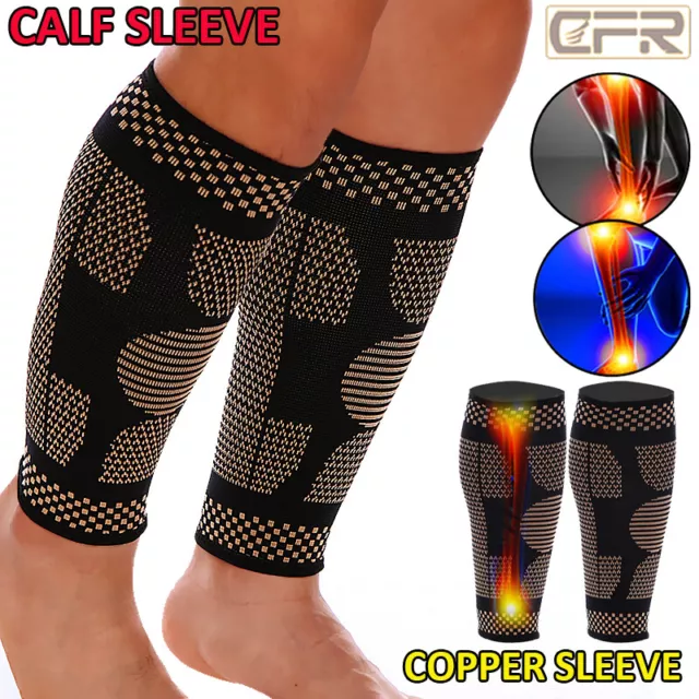Calf Compression Socks Sleeve Varicose Leg Support Running Knee Pain Relief  Shin
