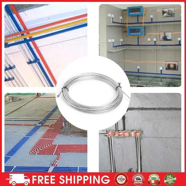 IRSCorp Glasfaser-Fischband 3mm - 15,2m Kabelabzieher Set