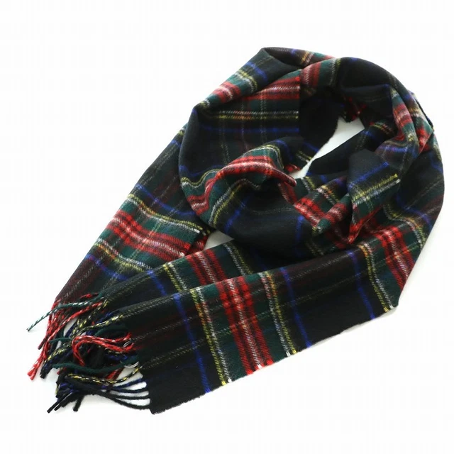小物 Johnstons of Elgin Cashmere Check Stall Johnstons of Elgin＞CASHMERE CHECK MUFFLER/マフラー