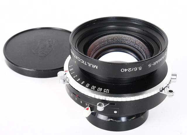 240MM 240/5.6 SCHNEIDER SYMMAR-S (Poussière, Débris), Lente Vitesses Bâton /
