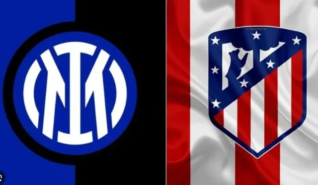 Inter Milan vs Atletico Madrid: Intense Preparations Ahead of the First Leg of the Champions League Round of 16 2023-2024 at the Giuseppe Meazza Stadium