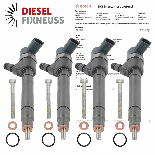 Injecteur Diesel Bosch Pour Mercedes C200 Vito - Référence A6110700587 / 0445110012, Remanufacturé