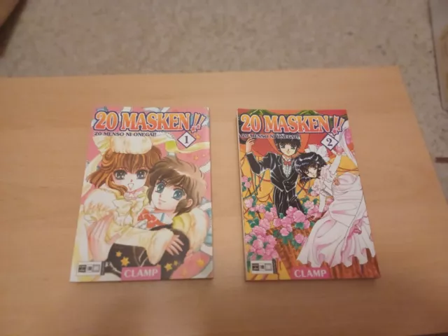 Manga 20 Masken!! Band 1 und 2, von Clamp, komplett, gebraucht