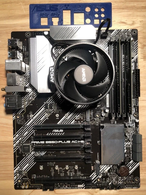 CPU + MOTHERBOARD + RAM Combo: ASUS PRIME B550-PLUS AC-HES + Ryzen 5 ...
