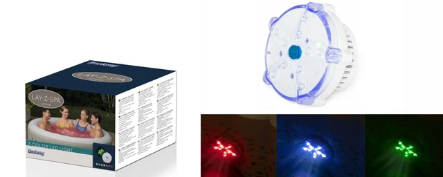 Bestway 60303 Layz Spa 17 La Luz LED para Airjet Whirlpool Y Hot Bañera 7 Farben