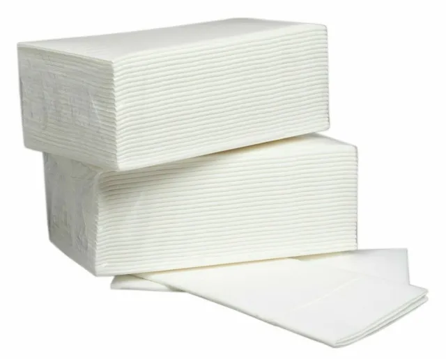 500 White Airlaid Napkins / Linen Feel