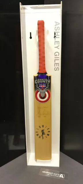 FULL SIZE CRICKET BAT Personalised Display CASE  Name Team County or Country