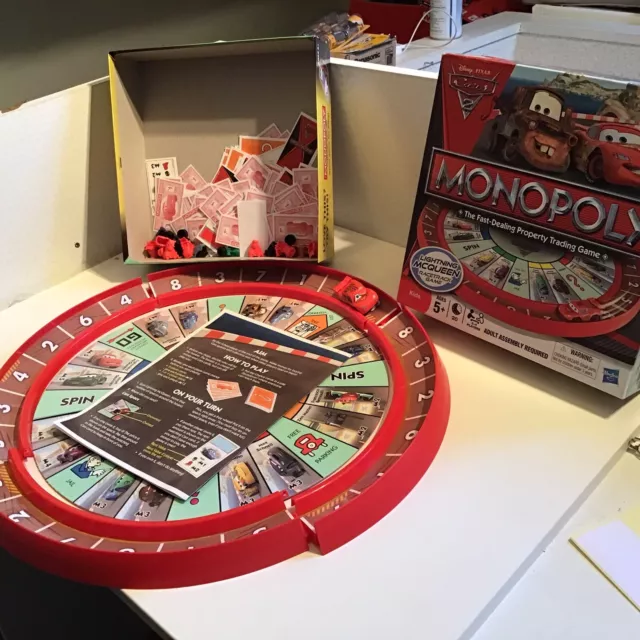 Disney Pixar Cars 2 Monopoly