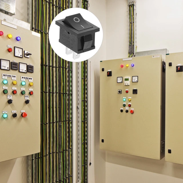 10 pz interruttori a pulsante interruttori a dondolo momentanei elettronica