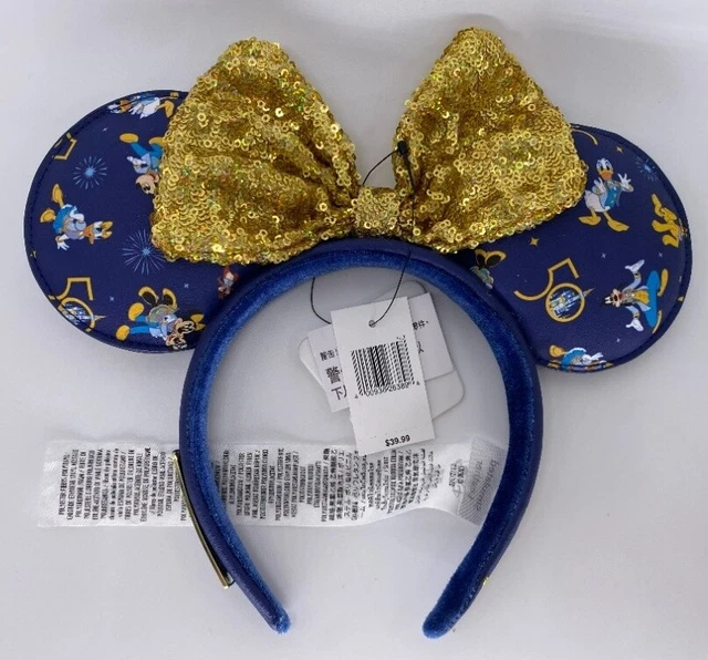 DISNEY EARIDESCENT IRIDESCENT 50th WDW Anniversary Minnie Mouse Ears